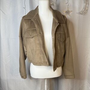 Mono B Beige Corduroy Jacket